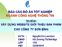 Source code website giới thiệu sản phẩm công ty Sơn Bình [Đồ án tốt nghiệp]